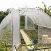 Serre Tunnel Tonneau En Polyéthylène 22 M² - Mini 6 X 3,7 M -Jardinage Soldes 237000