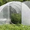 Serre Tunnel Tonneau En Polyéthylène 12 M² - Jardinière 4 X 3 M