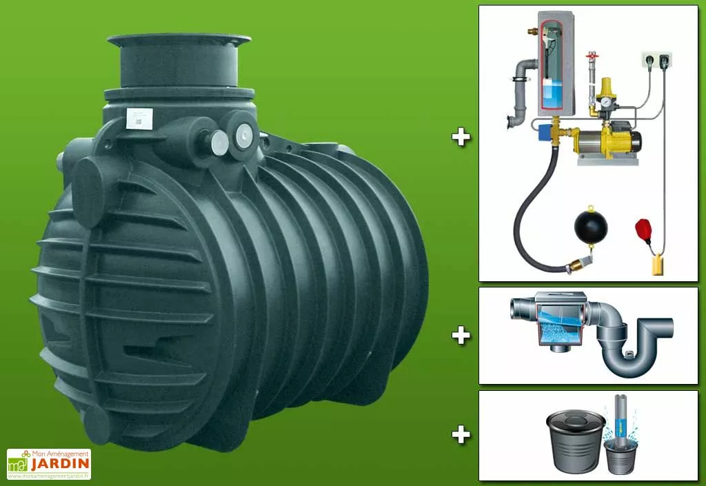 GreenLife Cuve Recuperateur Eau Clever A 3400 L 8 GreenLife Cuve Recuperateur Eau Clever A 3400 L – Image 6