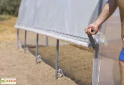 Kit Aération Latérale Pour Serres Richel 6m -Jardinage Soldes aeration laterale serre richel 6 m 4