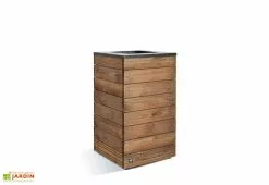 Jardipolys Bac à Fleurs En Bois Selekt (45x45x76)