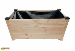Mon Petit Potager Bac à Fleurs Rectangulaire En Bois Douglas Non Traité - Premium