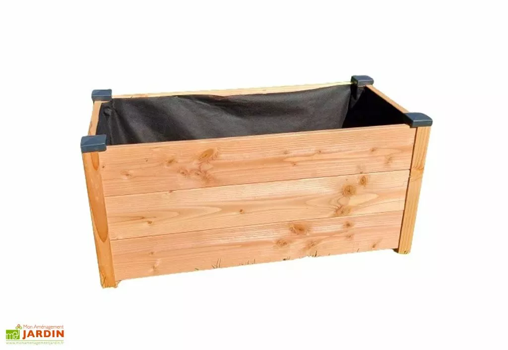 Mon Petit Potager Jardinière Rectangulaire En Bois Douglas Non Traité - Premium 3 Mon Petit Potager Jardinière Rectangulaire En Bois Douglas Non Traité - Premium