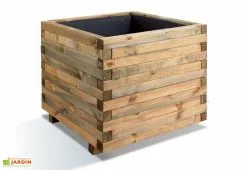 Jardipolys Bac à Fleurs Stockholm 100 Carré Maxi Volume (100x100x81)