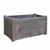 Roto Bac à Fleurs Teak L (60x30x30cm) -Jardinage Soldes bac a fleurs teck 6157