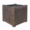 Roto Bac à Fleurs Teak S (30x30x30cm) -Jardinage Soldes bac a fleurs teck 6158