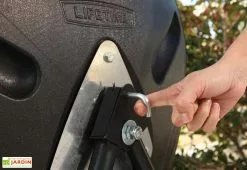 Composteur Rotatif 303L En Polyéthylène Lifetime -Jardinage Soldes bac compost 303 l polyethylene