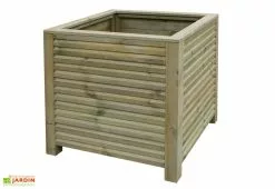 Gardival. Bac à Fleurs Pin Autoclave Alpha 28 (80x80x70cm)
