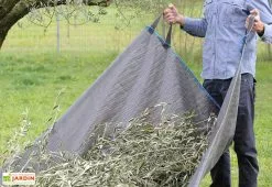 Sobag Bâche De Ramassage Avec Poignées En Polypropylène 200 X 500 Cm -Jardinage Soldes bache ramassage feuilles poignees