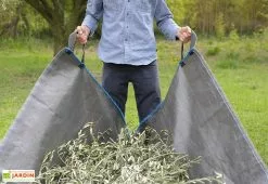 Sobag Bâche De Ramassage Avec Poignées En Polypropylène 200 X 500 Cm -Jardinage Soldes bache ramassage poignees