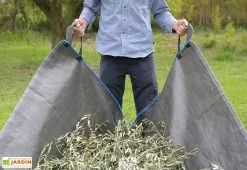 Sobag Bâche De Ramassage Jardin En Polypropylène Avec Poignées 500 X 200 Cm -Jardinage Soldes bache ramassage polypropylene sobag recolte 200cm 1