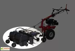 Eurosystems Balayeuse + Bacs De Ramassage Pour Porte Outils Thermique P70 EVO