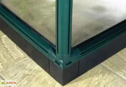 Canopia Base Pour Serre De Jardin Verte Polycarbonate Et PVC EcoGrow