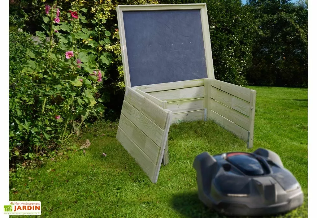 Forest Style Abri Robot Tondeuse En Bois Traité 87 X 76 X 52 Cm – Darton 4 Forest Style Abri Robot Tondeuse En Bois Traité 87 X 76 X 52 Cm – Darton – Image 2