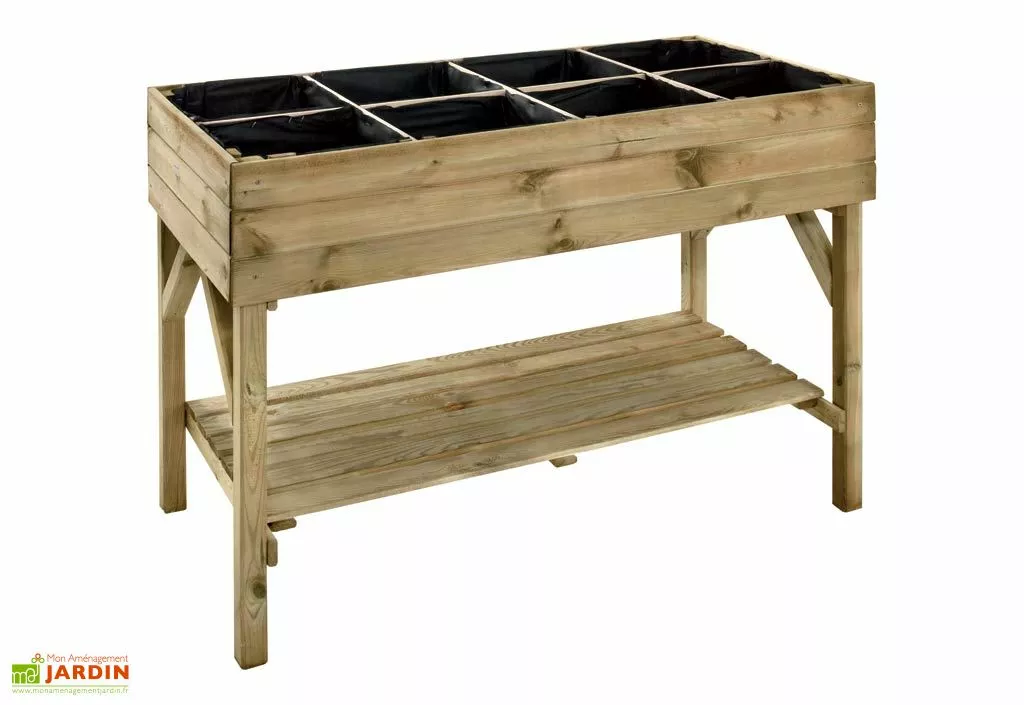 Jardipolys Potager Surélevé En Bois Traité Gariguette 3 Jardipolys Potager Surélevé En Bois Traité Gariguette