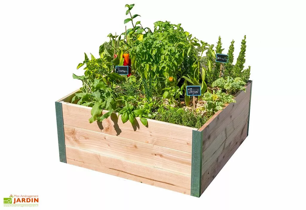 Mon Petit Potager Carré Potager En Bois Douglas 19 Mm – 75 X 80 X 36 Cm 3 Mon Petit Potager Carré Potager En Bois Douglas 19 Mm – 75 X 80 X 36 Cm