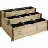 Jardipolys Carré Potager à 3 Étages (100 X 120 X 54 Cm) 2 Jardipolys Carré Potager à 3 Étages (100 X 120 X 54 Cm) -Jardinage Soldes carre potager bois 434