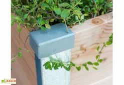 Mon Petit Potager Carré Potager En Bois Avec Composteur Keyhole Garden 120 X 115 Cm -Jardinage Soldes carre potager bois composteur douglas 2