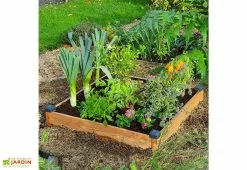 Mon Petit Potager Carré Potager En Bois Douglas Non Traité Premium – 73 L