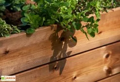 Ekju Carré Potager En Bois Autoclave Sur Pieds 80 X 80 Cm H. 88 Cm - Rezekne -Jardinage Soldes carre potager bois sur pieds ekju 253394