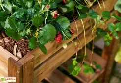 Ekju Carré Potager Sur Pieds En Bois Autoclave Brun - 75 X 75 X 79 Cm -Jardinage Soldes carre potager bois 1 1