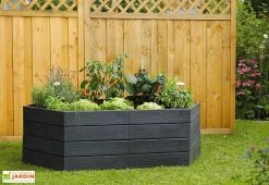 Garantia Carré Potager Empilable En Polypropylène Ergo 160 Cm (Lot De 2)