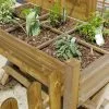 Solid Carré Potager En Bois Autoclave Sur Pieds 120 X 60 Cm -Jardinage Soldes carre potager sur pieds 120x60cm