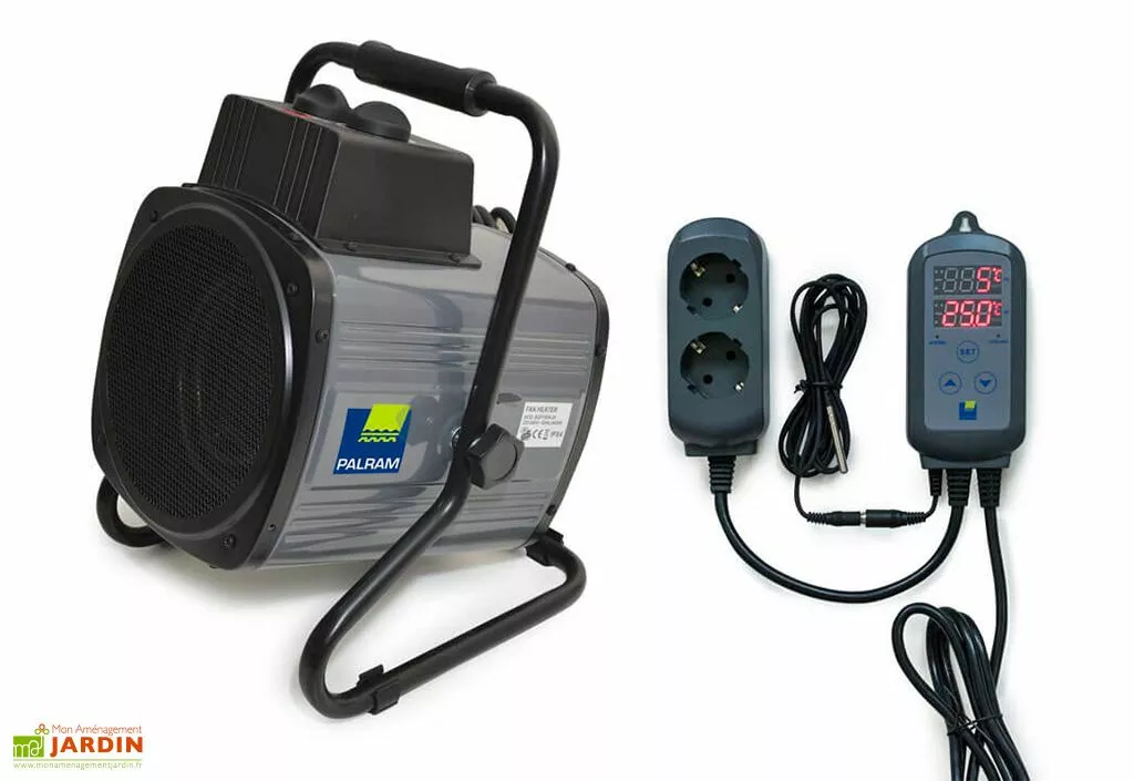 Canopia Chauffage Ventilateur D'appoint 2400W Avec Thermostat Digital 3 Canopia Chauffage Ventilateur D'appoint 2400W Avec Thermostat Digital