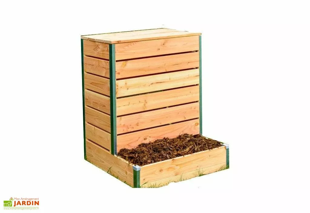 Mon Petit Potager Composteur Bois Douglas 19 Mm Avec Accès Direct – 80 X 75 X 100 Cm 3 Mon Petit Potager Composteur Bois Douglas 19 Mm Avec Accès Direct – 80 X 75 X 100 Cm