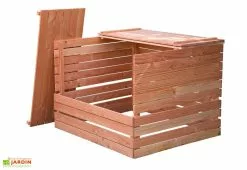Lécopot Composteur En Bois Douglas 1800 L – 145 X 125 X 105 Cm 9 Lécopot Composteur En Bois Douglas 1800 L – 145 X 125 X 105 Cm -Jardinage Soldes composteur jardin bois imputrescible douglas 1800l
