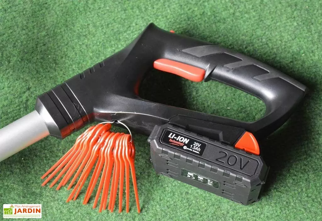 Elem Garden Coupe Bordure Electrique Sans Fil 20 V Avec Batterie Lithium 2000mAh 4 Elem Garden Coupe Bordure Electrique Sans Fil 20 V Avec Batterie Lithium 2000mAh – Image 2