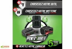 Constructor Coupe Bordures Sans Fil PowerShared 20V - Sans Batterie -Jardinage Soldes coupe bordures batterie powershared constructor 1
