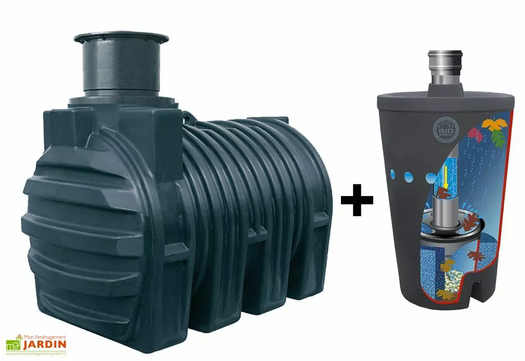 GreenLife Cuve Récupérateur Eau Enterrée 3200L Nappes Souterraines + Biovitor 5 GreenLife Cuve Récupérateur Eau Enterrée 3200L Nappes Souterraines + Biovitor – Image 3