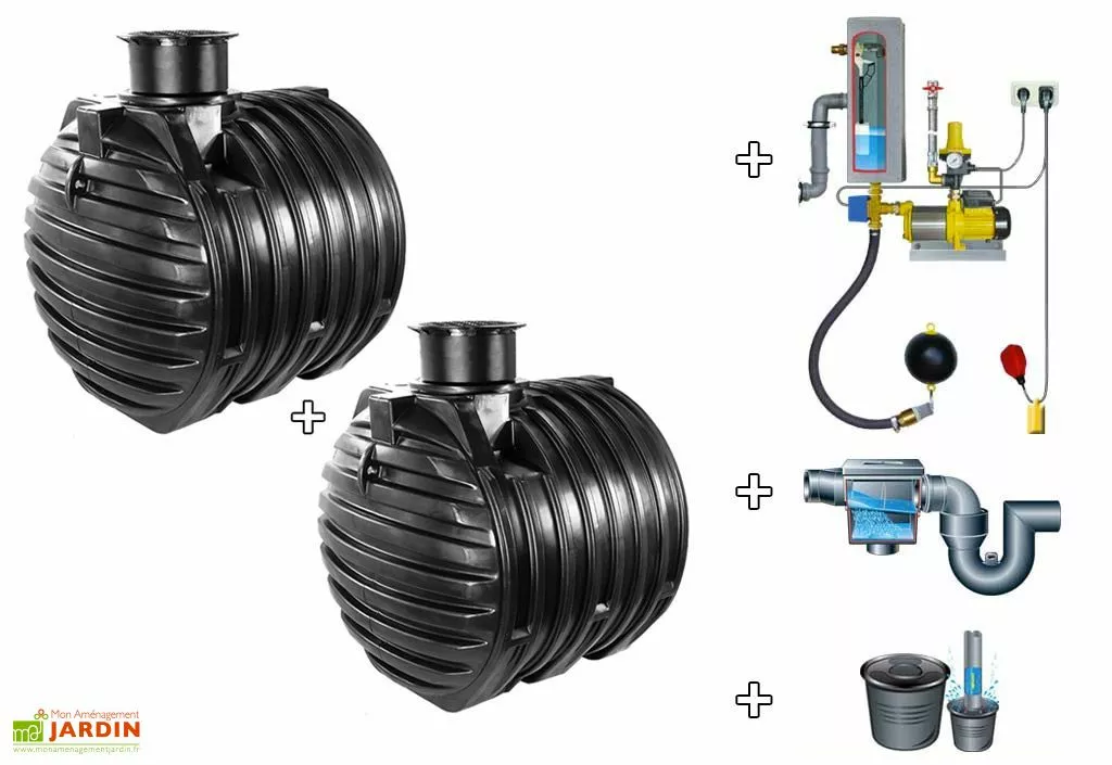 GreenLife Cuve Recuperateur Eau Clever A 12000 L 3 GreenLife Cuve Recuperateur Eau Clever A 12000 L