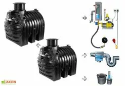 GreenLife Cuve Recuperateur Eau Clever A 9000 L