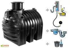 GreenLife Cuve Recuperateur Eau Clever M 4500 L