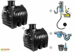 GreenLife Cuve Recuperateur Eau Clever M 9000 L