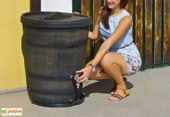 Jardinage Soldes 31 Jardinage Soldes -Jardinage Soldes cuve recuperateur eau pluie tonneau imitation bois 1