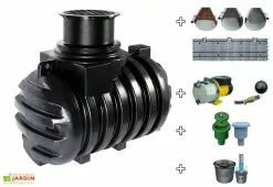 GreenLife Cuve Recuperateur Eau Purist 2000 L