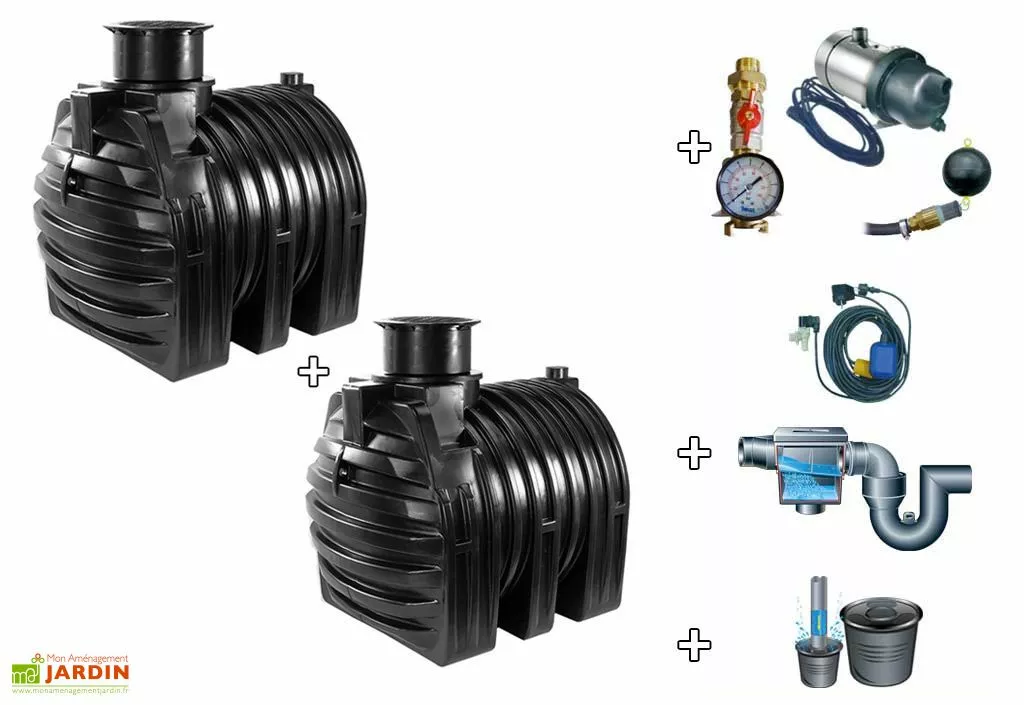 GreenLife Cuve Recuperateur Eau Standard 9000 L 3 GreenLife Cuve Recuperateur Eau Standard 9000 L