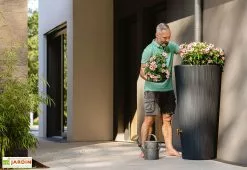 Garantia Cuve De Récupération D’eau De Pluie Décorative - ø 58 X 120 Cm