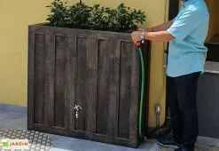 Roto Cuve Récupération D’Eau Pluie 330L 4 En 1 -Jardinage Soldes cuve recuperation eau decorative rainvox 300 l roto