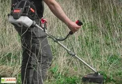 Elem Garden Débroussailleuse Thermique 52 CC + 3 Lames -Jardinage Soldes debrousailleuse thermique lames bobines