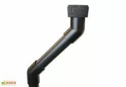 Serre De Jardin Adossée En Verre Lams 0,9 M² - Melissa Alu Naturel -Jardinage Soldes descente gouttiere lams serre