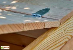 Lécopot Composteur En Bois Douglas 850 L – 129 X 70 X 105 Cm 9 Lécopot Composteur En Bois Douglas 850 L – 129 X 70 X 105 Cm -Jardinage Soldes detail couvercle composteur jardin bois