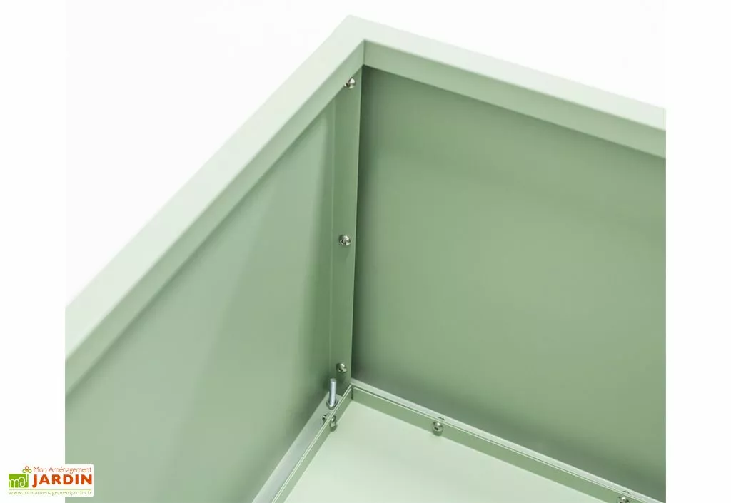 Herstera Garden Jardinière Au Sol En Métal Thermolaqué - 100 X 50 X 50 8 Herstera Garden Jardinière Au Sol En Métal Thermolaqué - 100 X 50 X 50 – Image 6