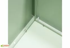 Herstera Garden Jardinière Cube Vert Cactus En Métal Thermolaqué – 50 X 50 X 50 Cm -Jardinage Soldes detail interieur cube jardin hg08976105