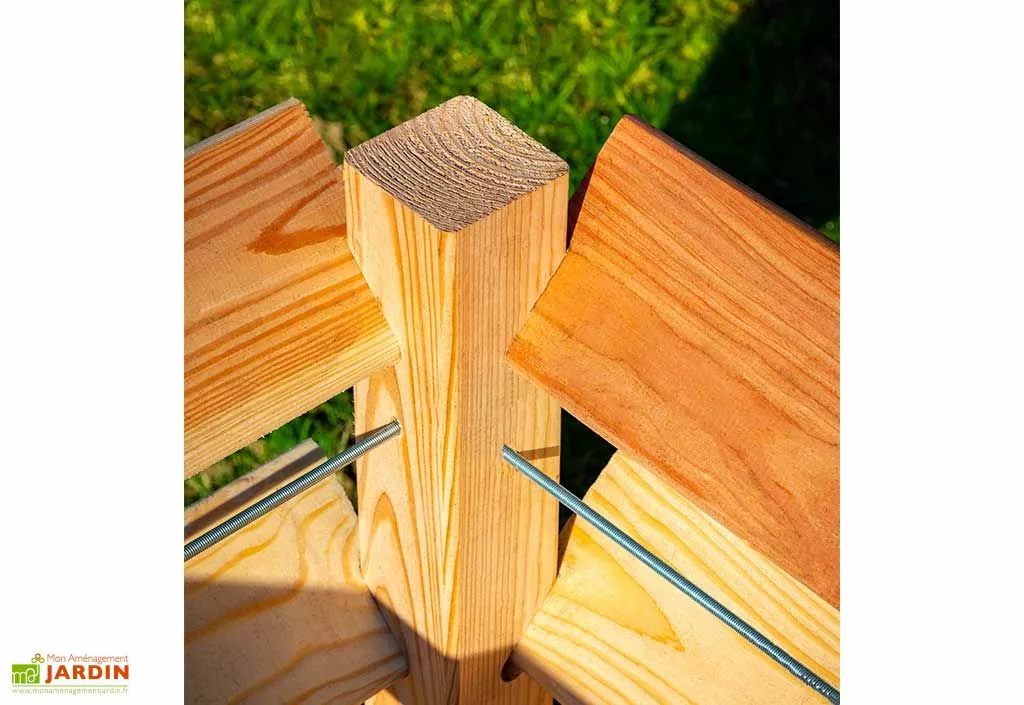 Westmann Tour De Culture Verticale En Bois De Mélèze 65 X 73 Cm 7 Westmann Tour De Culture Verticale En Bois De Mélèze 65 X 73 Cm – Image 5