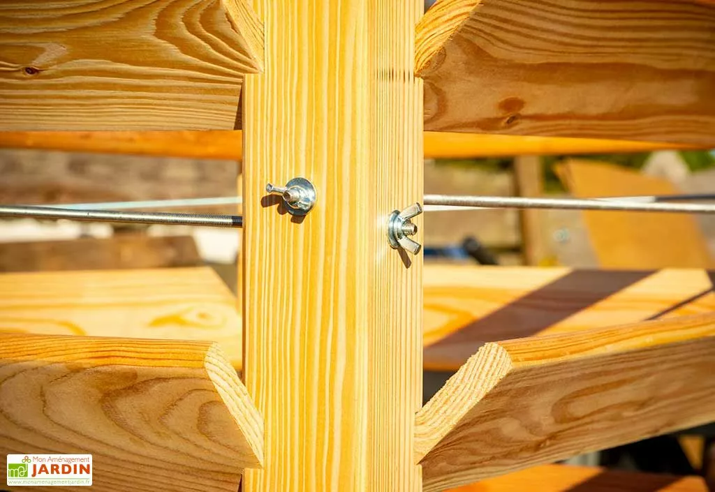 Westmann Tour De Culture Verticale En Bois De Mélèze 65 X 73 Cm 6 Westmann Tour De Culture Verticale En Bois De Mélèze 65 X 73 Cm – Image 4