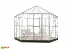 Halls Embase Pour Serre De Jardin En Acier Galvanisé Atrium Noir